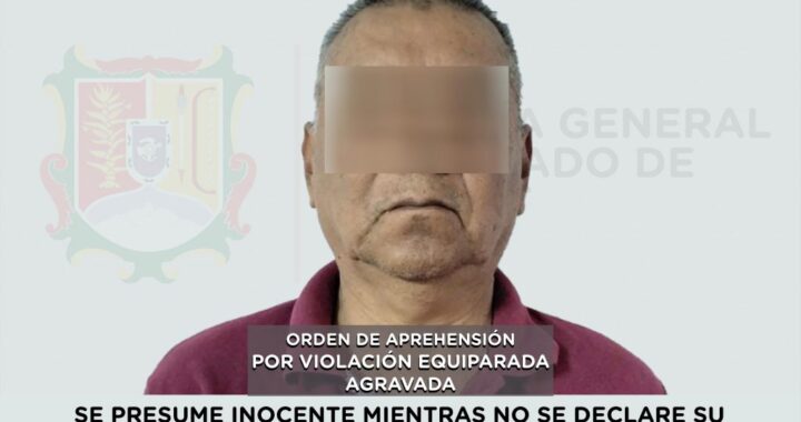 DETENIDO PRESUNTO RESPONSABLE DE VIOLACIÓN EQUIPARADA AGRAVADA.