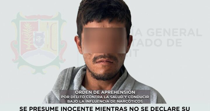 DETENIDO POR POSESIÓN DE ESTUPEFACIENTES Y CONDUCIR BAJO LA INFLUENCIA DE NARCÓTICOS.