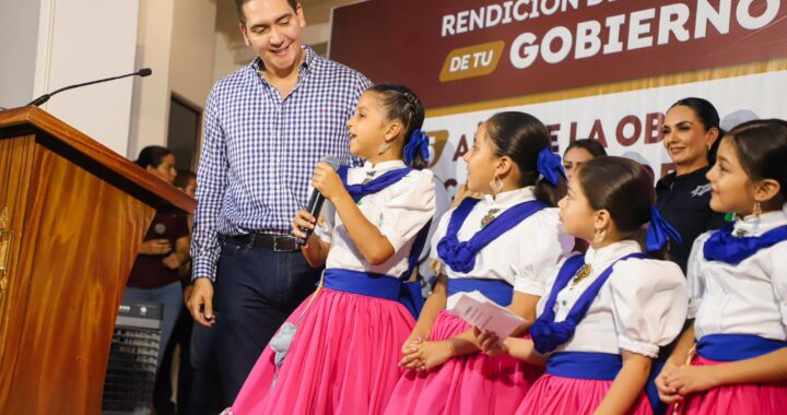 Más apoyo, más obras y más resultados: Héctor Santana rinde cuentas desde la presidencia.
