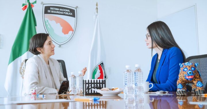Gestiona Geraldine más apoyos para la seguridad de Tepic.