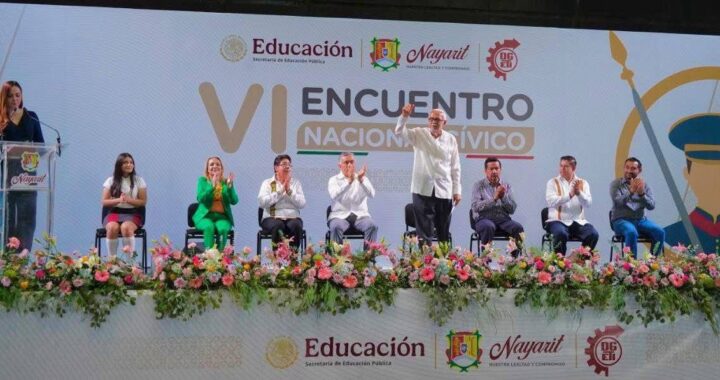 Nayarit recibe a jóvenes de todo el país en el VI Encuentro Nacional Cívico de la DGETI 2025.