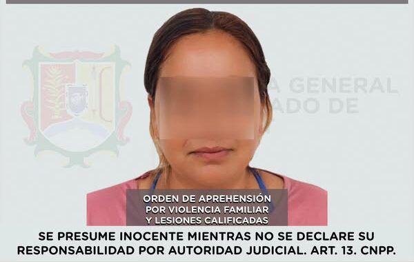 DETENIDA EN RUIZ POR VIOLENCIA FAMILIAR Y LESIONES CALIFICADAS.