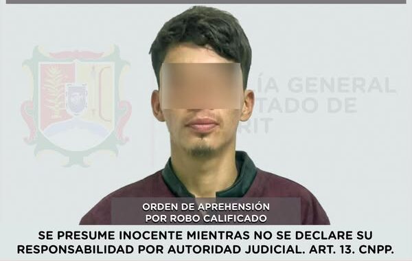 DETENIDO PRESUNTO RESPONSABLE DE ROBO CALIFICADO.
