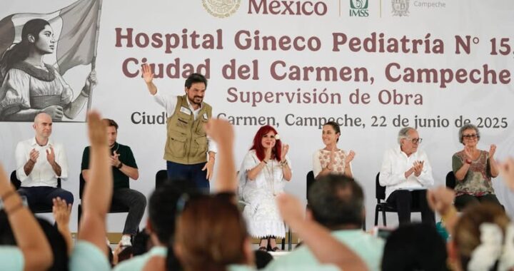 Nuevo Hospital Gineco-Pediátrico fortalecerá infraestructura de salud y mejorará atención en Campeche ; Zoé Robledo.