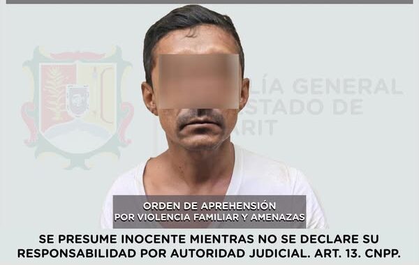 DETENIDO POR EJERCER VIOLENCIA FAMILIAR Y AMENAZAS CONTRA UNA MUJER .