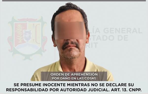DETENIDO POR EL DELITO DE DAÑO EN LAS COSAS.