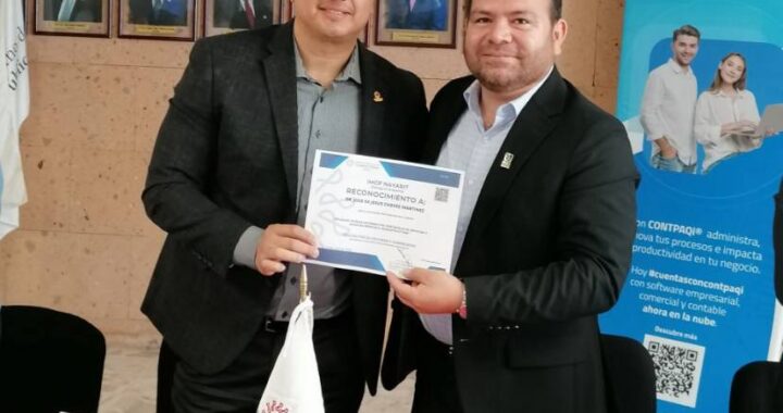 Se reúne titular del IMSS Nayarit con miembros del Colegio de Contadores de la entidad.