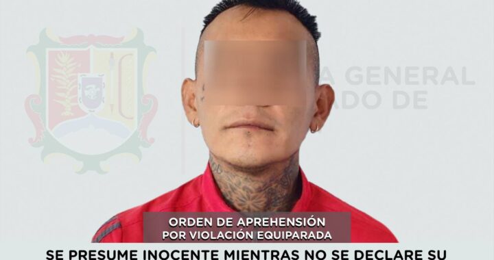APREHENDIDO POR VIOLACIÓN EQUIPARADA EN AGRAVIO DE UNA ADOLESCENTE .
