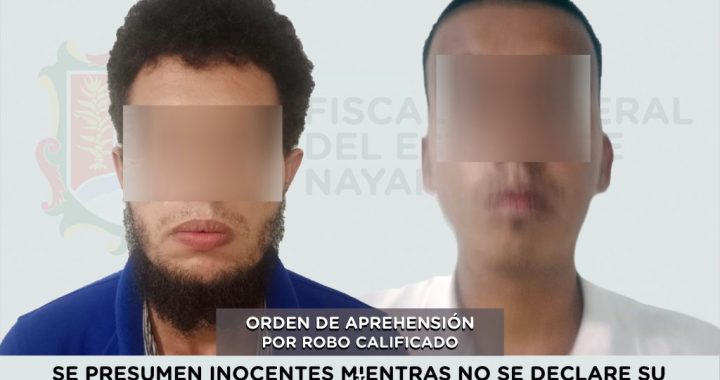 SE LES EJECUTA ORDEN DE APREHENSIÓN POR ROBO CALIFICADO .