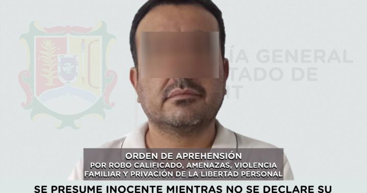 APREHENDIDO POR ROBO CALIFICADO, AMENAZAS, VIOLENCIA FAMILIAR Y PRIVACIÓN DE LA LIBERTAD PERSONAL