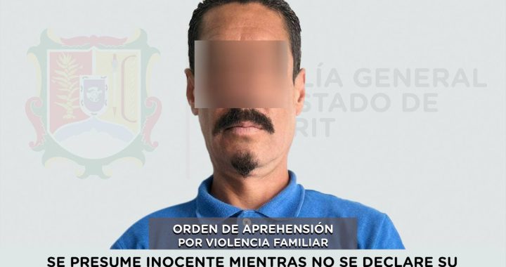 APREHENDIDO POR EJERCER VIOLENCIA FAMILIAR CONTRA UNA MUJER.