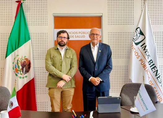 Miguel Ángel Navarro Quintero, se reunió con el titular de los Servicios Públicos de Salud, IMSS-Bienestar, Alejandro Svarch Pérez .