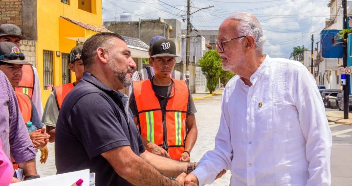 Calles renovadas transforman el fraccionamiento Jacarandas ;MANQ.