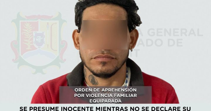 CAPTURADO POR EJERCER VIOLENCIA FAMILIAR EQUIPARADA CONTRA UNA MUJER.