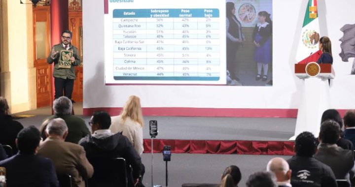Con Vive Saludable, Vive Feliz casi 4 millones de niñas y niños han sido valorados en salud visual, bucal, peso y talla ; Zoé Robledo.