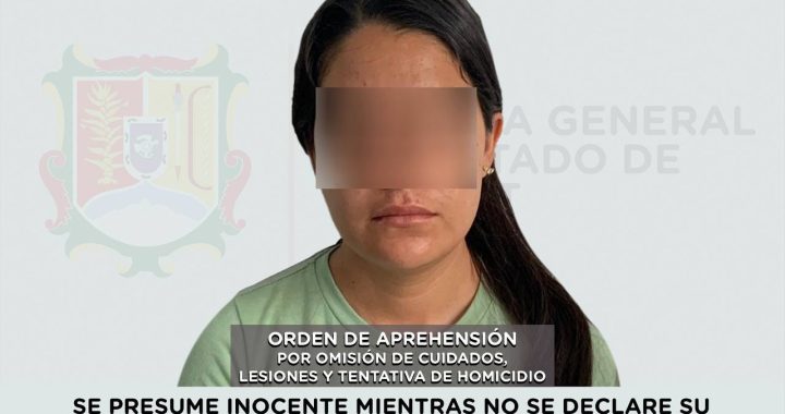APREHENDIDA POR OMISIÓN DE CUIDADOS, LESIONES INTENCIONALES Y TENTATIVA DE HOMICIDIO .
