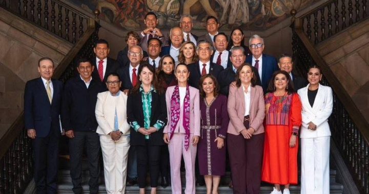MIGUEL ÁNGEL NAVARRO QUINTERO PARTICIPA EN REUNIÓN CON LA PRESIDENTA CLAUDIA SHEINBAUM .
