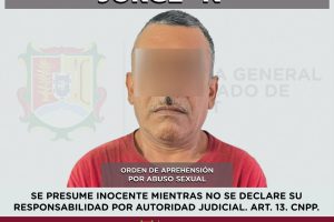 APREHENDIDO POR ABUSO SEXUAL EN AGRAVIO DE UNA ADOLESCENTE .