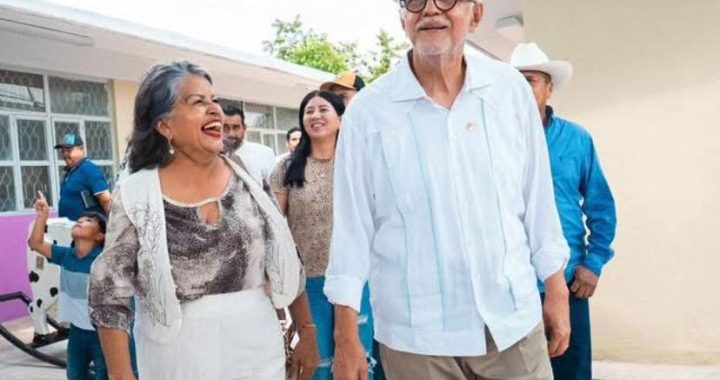 Gobernador Miguel Ángel Navarro Quintero supervisa obras educativas en Tuxpan.