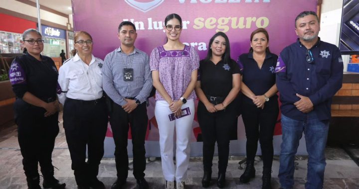 Instala gobierno de Geraldine módulo de Espacio Violeta.
