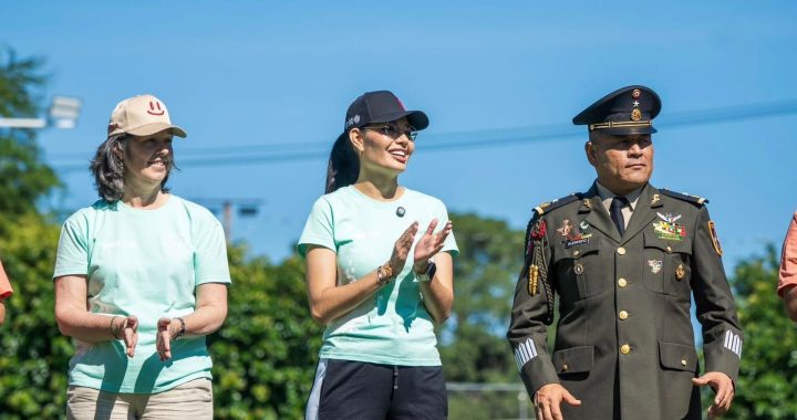 Geraldine fortalece relación con el Consulado de Estados Unidos a través del deporte.