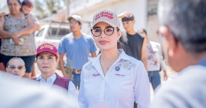 Tepic se transforma ; Geraldine anuncia más de 60 obras.