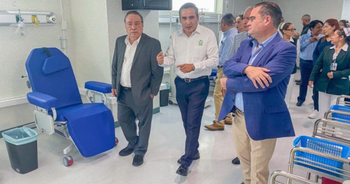 Inaugura IMSS Guanajuato servicio de hemodiálisis en Hospital General Regional No. 58.