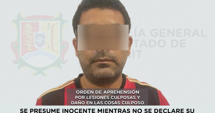 DETENIDO POR DAÑO EN LAS COSAS CULPOSO Y LESIONES CULPOSAS.