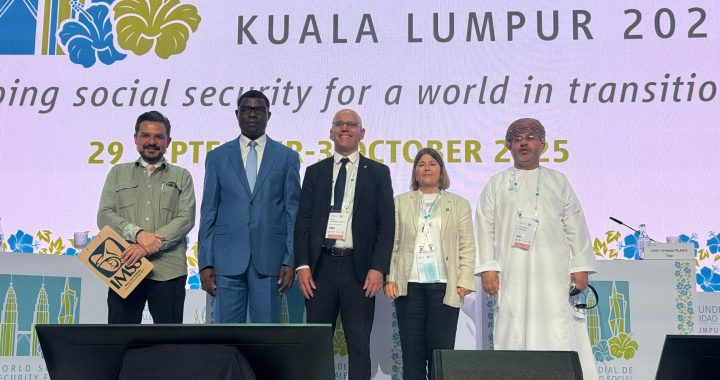 Zoé Robledo presenta postulación de México como sede delForo Mundial de Seguridad Social 2028.