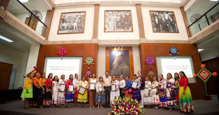 Nayarit hace historia ; Celebra por primera vez el Día Estatal de la Mujer Indígena.