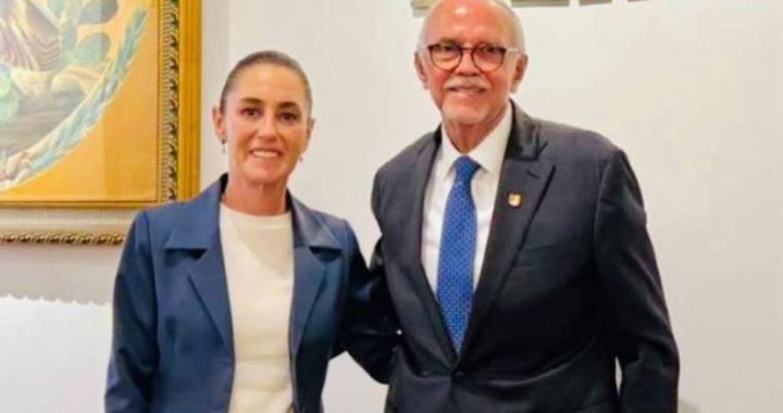 Sostiene reunión gobernador Miguel Ángel Navarro Quintero con la presidenta Claudia Sheinbaum.