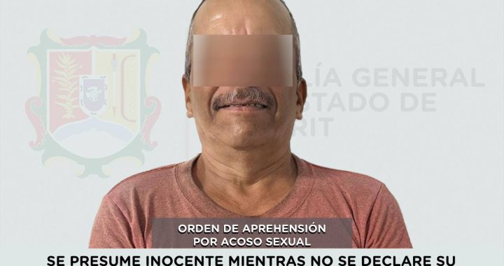 APREHENDIDO POR ACOSO SEXUAL EN AGRAVIO DE UNA MENOR DE EDAD.