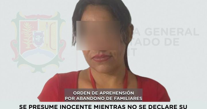 APREHENDIDA PRESUNTA RESPONSABLE DEL DELITO DE ABANDONO DE FAMILIARES.