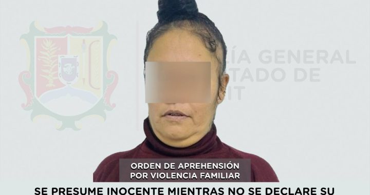 SE LE EJECUTA ORDEN DE APREHENSIÓN POR VIOLENCIA FAMILIAR.