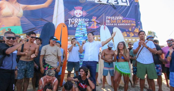 Invita el alcalde Héctor Santana a participar en gran Torneo de Surf Sayulita 2025.