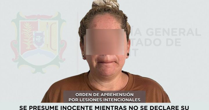 APREHENDIDA PRESUNTA RESPONSABLE DE LESIONES INTENCIONALES.