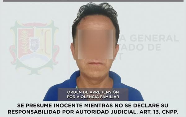 CAPTURADO EN ACAPONETA POR VIOLENCIA FAMILIAR.