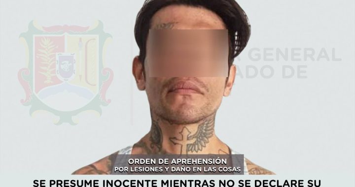 DETENIDO POR LESIONES Y DAÑO EN LAS COSAS.