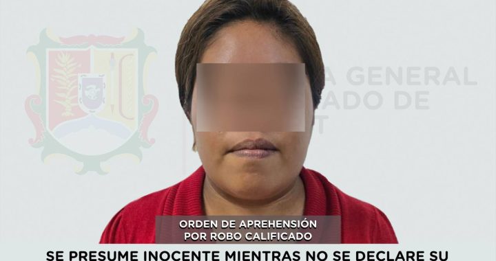 CUMPLIMENTA FISCALÍA ORDEN DE APREHENSIÓN POR ROBO CALIFICADO.