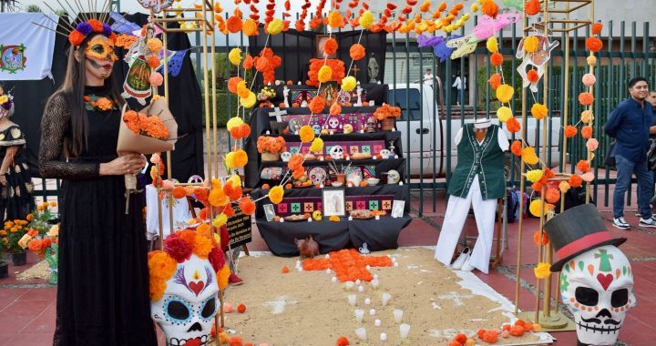 Fomenta IMSS Nayarit tradiciones mexicanas con concurso de altares del Día de Muertos.