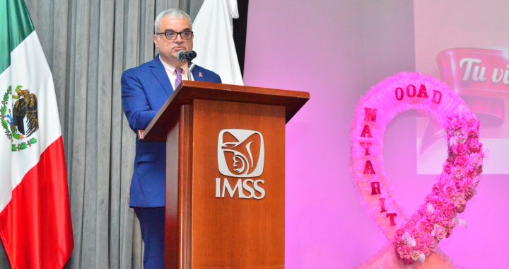 Organiza IMSS Nayarit ponencia magistral sobre cáncer de mama y nemotecnia ÁMATE.