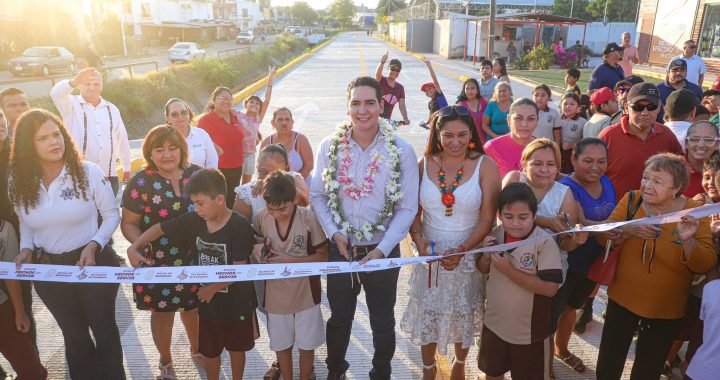 Héctor Santana entrega una nueva obra que embellece y dignifica a La Misión .