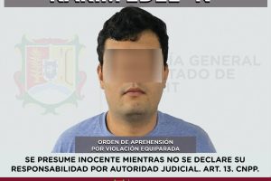 CAPTURADO PRESUNTO RESPONSABLE DE VIOLACIÓN EQUIPARADA .