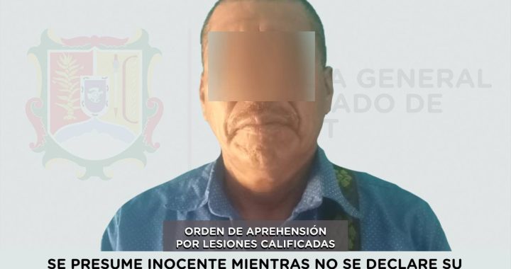 CAPTURADO EN DEL NAYAR POR LESIONES CALIFICADAS .