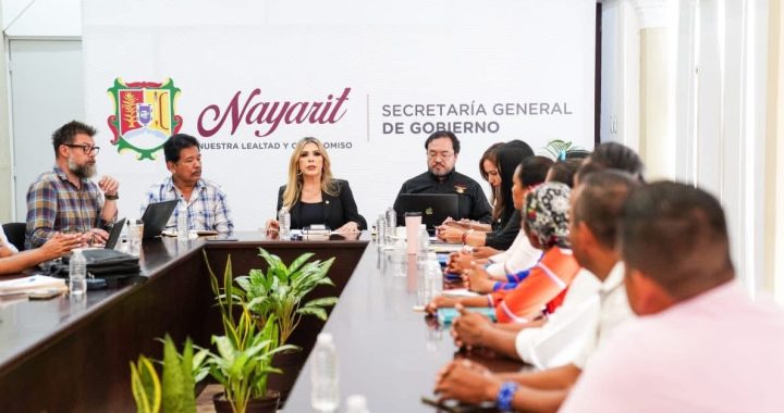 Gobierno de Nayarit refuerza diálogo institucional con la comunidad indígena de Guadalupe Ocotán.