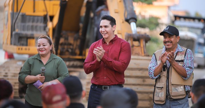 Héctor Santana prepara cierre de año con más obra pública.