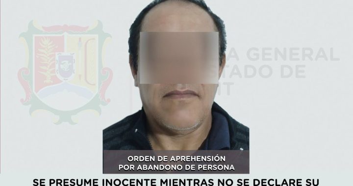 DETENIDO EN SANTIAGO IXCUINTLA POR ABANDONO DE PERSONA .