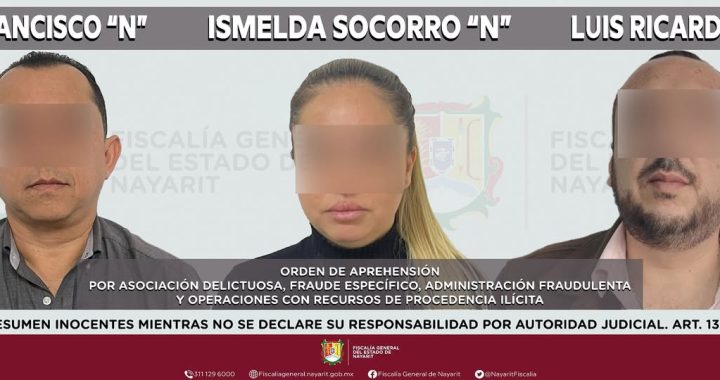 CAPTURADOS POR ASOCIACIÓN DELICTUOSA, FRAUDE ESPECÍFICO, ADMINISTRACIÓN FRAUDULENTA Y OPERACIONES CON RECURSOS DE PROCEDENCIA ILÍCITA .