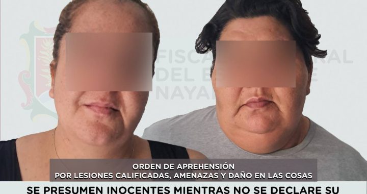 CAPTURADAS POR LESIONES CALIFICADAS, AMENAZAS Y DAÑO EN LAS COSAS .