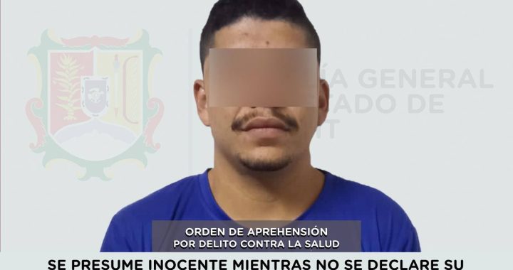 CUMPLIMENTA FISCALÍA ORDEN DE APREHENSIÓN POR DELITO CONTRA LA SALUD .